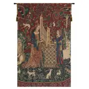 Lady and the Organ III  European Tapestry Wall Hanging