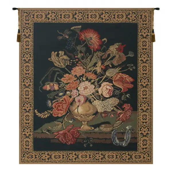 Mignon Bouquet, Black Belgian Tapestry