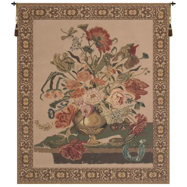 Mignon Bouquet, Beige Belgian Tapestry