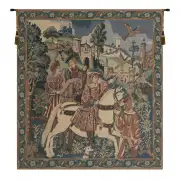 Falcon Hunt Belgian Wall Tapestry