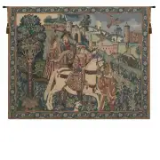 Falcon Hunt II Belgian Wall Tapestry