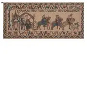 Bayeux - Edward Belgian Tapestry - 33 in. x 15 in. Cotton/Viscose/Polyester by Charlotte Home Furnishings