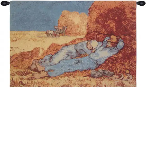 Repose of the Farmer Belgian Tapestry