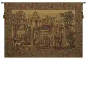 The King's Departure I Belgian Tapestry