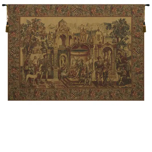 The King's Departure I European Tapestry