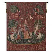 Smell, Lady and the Unicorn Belgian Wall Tapestry