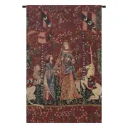 Smell, Lady and Unicorn Belgian Wall Tapestry