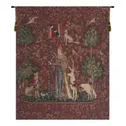 Touch Lady And Unicorn Belgian Tapestry - 62 in. x 69 in. Cotton/Viscose/Polyester by Charlotte Home Furnishings