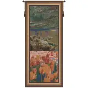 Keukenhof Portiere I Belgian Tapestry - 29 in. x 66 in. Cotton/Viscose/Polyester by Charlotte Home Furnishings