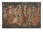 Wine Makers Terracotta Belgian Tapestry - 47 in. x 33 in. Cotton/Viscose/Polyester by Charlotte Home Furnishings