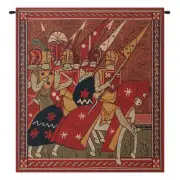 Godfrey Of Bouillon Belgian Tapestry - 21 in. x 26 in. Cotton/Viscose/Polyester by Charlotte Home Furnishings