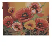 Poppies III Belgian Wall Tapestry