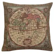 Map of the East Belgian Cushion Cover