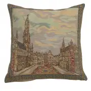 Grand Place Brussels  Belgian Couch Pillow