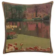 Keukenhof Gardens IV Belgian Couch Pillow