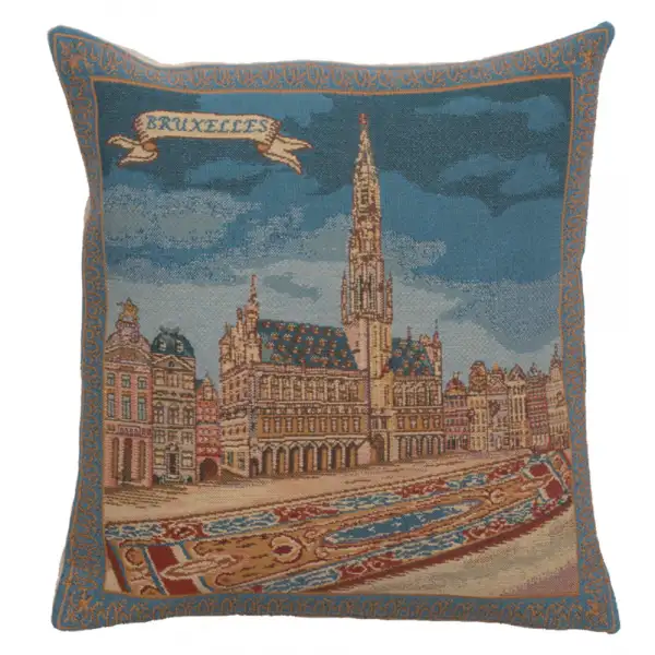 Grand Place Brussels II Belgian Cushion Cover