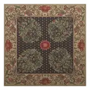 Tree of Life Brown Belgian Tapestry Throw