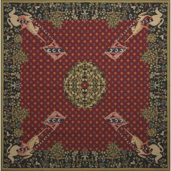 Dame a la Licorne Belgian Tapestry Throw