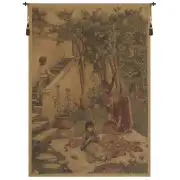 The Orange Gatherers Belgian Wall Tapestry