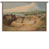 Taormina Cityscape Italian Tapestry Wall Art Hanging Home Decor New 12x19 inch