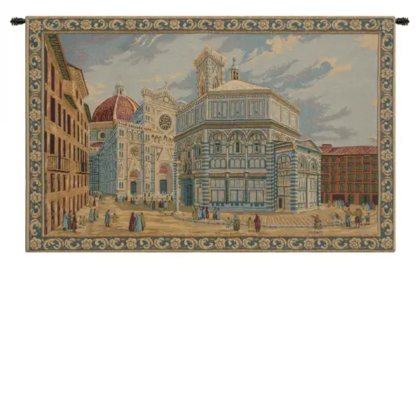 Duomo e Battistero Firenze Italian Tapestry Wall Hanging