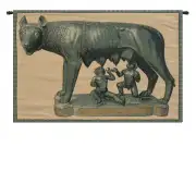 Lupa Capitolina Italian Tapestry Wall Hanging