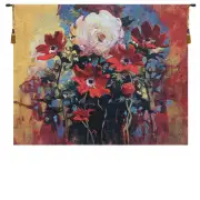 Bouquet by Simon Bull  Belgian Wall Tapestry