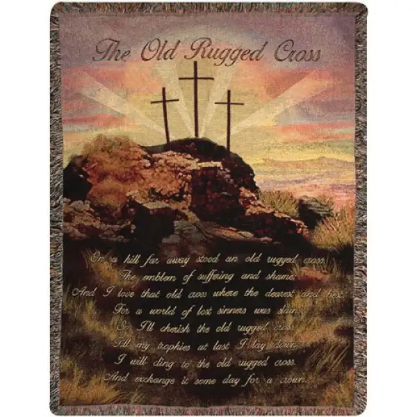 Old Rugged Cross II Tapestry Throw