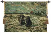 Two Peasant Women Fine Art Tapestry