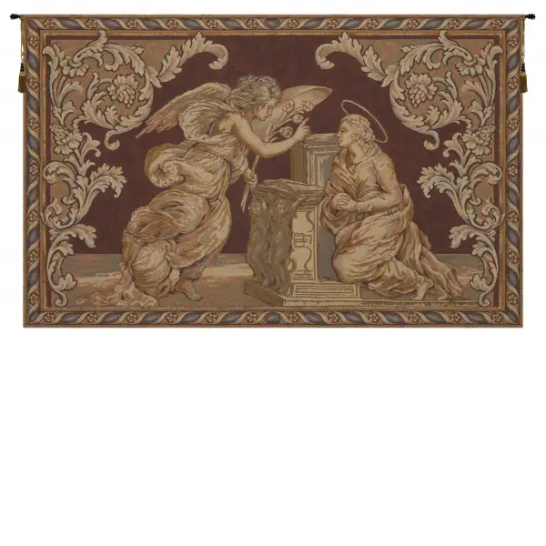 Annunciation Italian Tapestry - 42 in. x 24 in. Cotton/Viscose/Polyester by Alberto Passini
