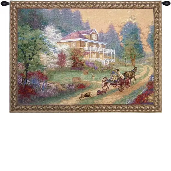 Sunday Drive Tapestry Wall Art