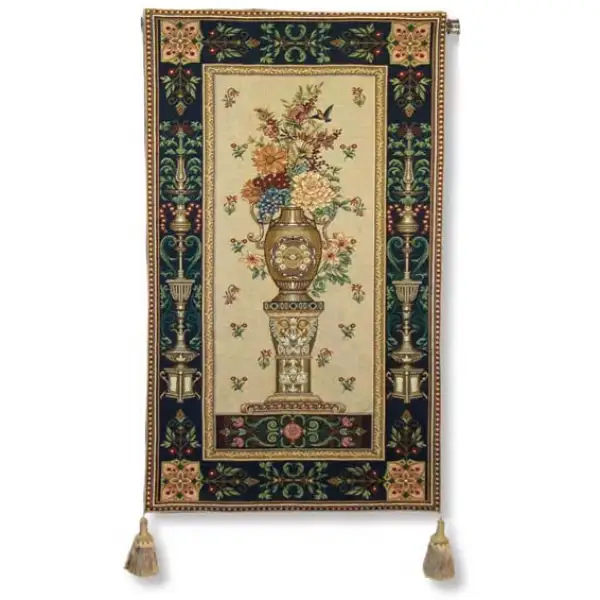 Mum Pedistal Vase Tapestry Wall Hanging