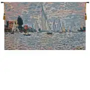 Regatta a l'argenteuil Belgian Wall Tapestry