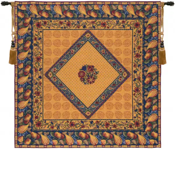 Floral Harvest French Tapestry Throw