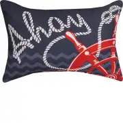 Nautical Knots Ahoy Climaweave Rectangle Cushion Cover