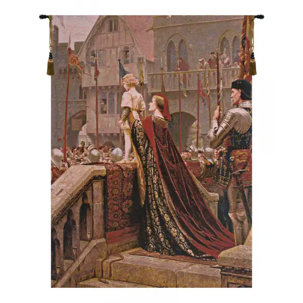 Little Prince Belgian Tapestry Wall Hanging - 38 in. x 52 in. ACotton/viscose by Edmund Blair Leighton