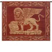 Leone Rosso Italian Wall Tapestry