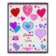 Covered in Love Tapestry Throw