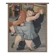 Botero Blu Italian Tapestry Wall Hanging