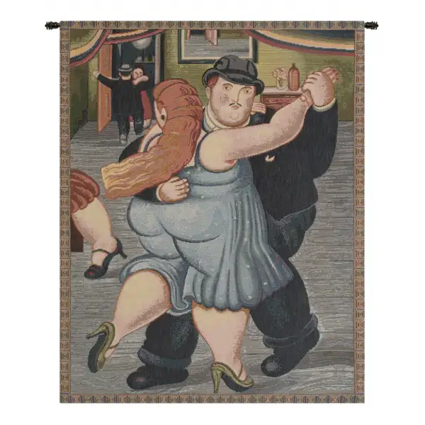 Botero Blu Italian Wall Tapestry