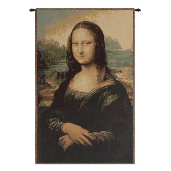 The Mona Lisa Italian Tapestry Wall Hanging