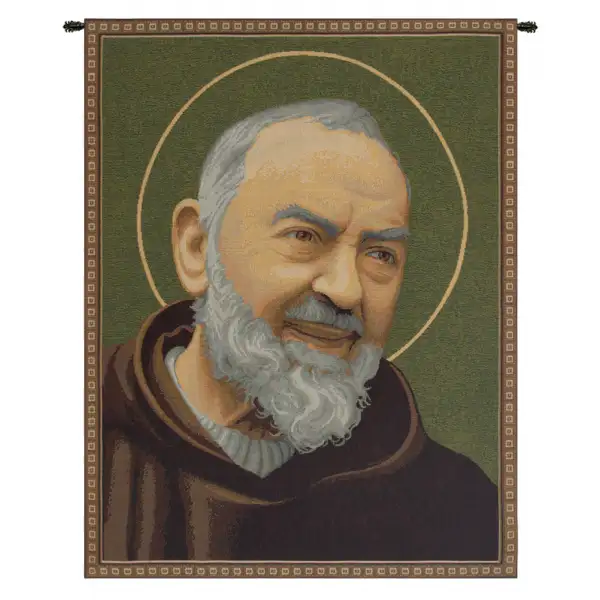 San Pio Father Pio III Italian Wall Tapestry