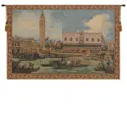 Bucintoro I Small Italian Tapestry Wall Hanging