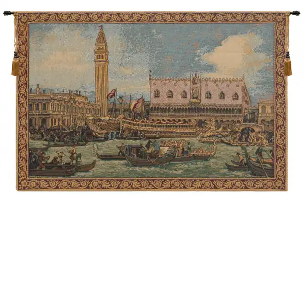 Bucintoro I Small Italian Wall Tapestry