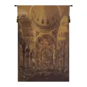 Inside San Marco Italian Tapestry Wall Hanging