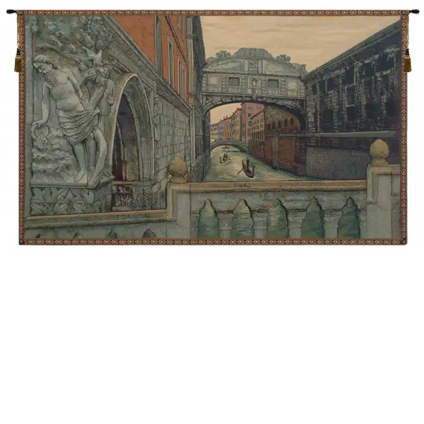 Bridge of Sighs II Italian Tapestry Wall Hanging