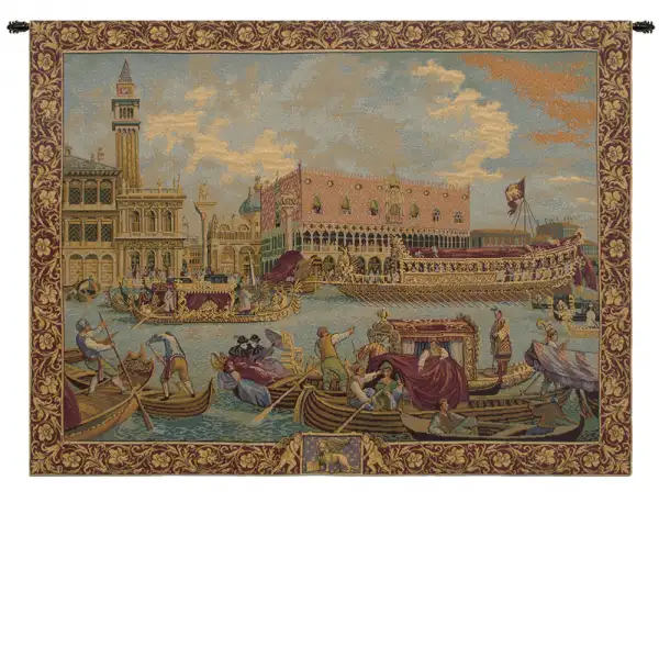 Bucintoro Italian Tapestry - 35 in. x 24 in. Cotton/Viscose/Polyester by Canaletto