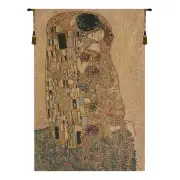 The Kiss II Italian Tapestry - 38 in. x 54 in. Cotton/Viscose/Polyester by Gustav Klimt