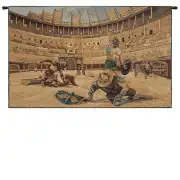 Gladiators Italian Tapestry Wall Hanging