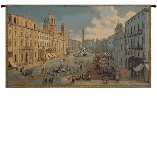 Navona Square Italian Tapestry